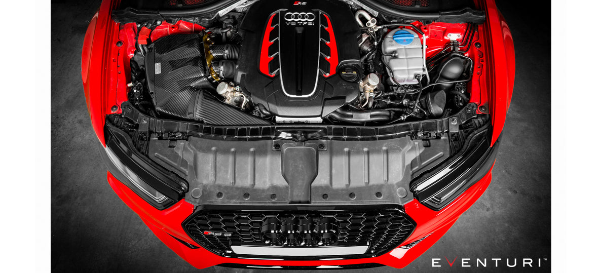 Audi C7 RS6 RS7 Black Carbon intake test