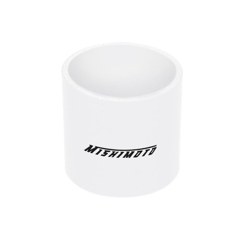 Straight Coupler White 63.5mm Mishimoto