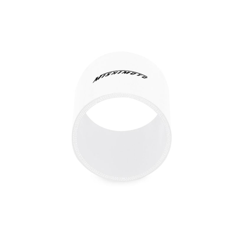 Straight Coupler White 63.5mm Mishimoto