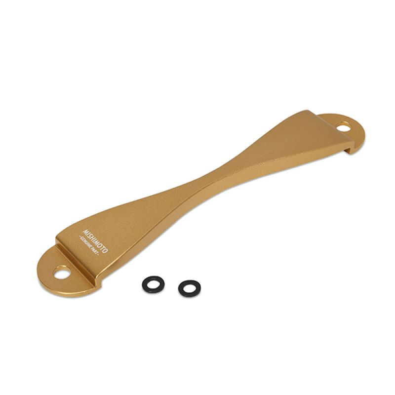 Mishimoto Subaru Universal CNC Battery Tie-Down Gold