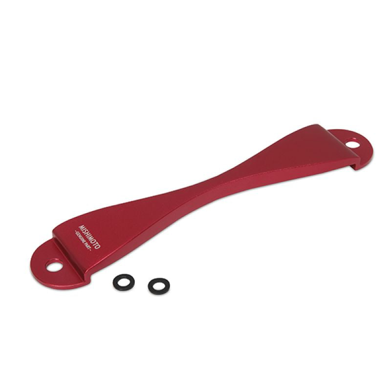 Mishimoto Subaru Universal CNC Battery Tie-Down Red