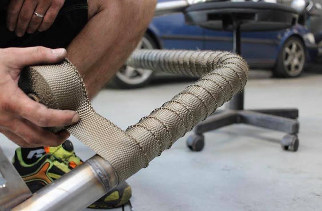 Titanium Exhaust Wrap 15m x 50mm