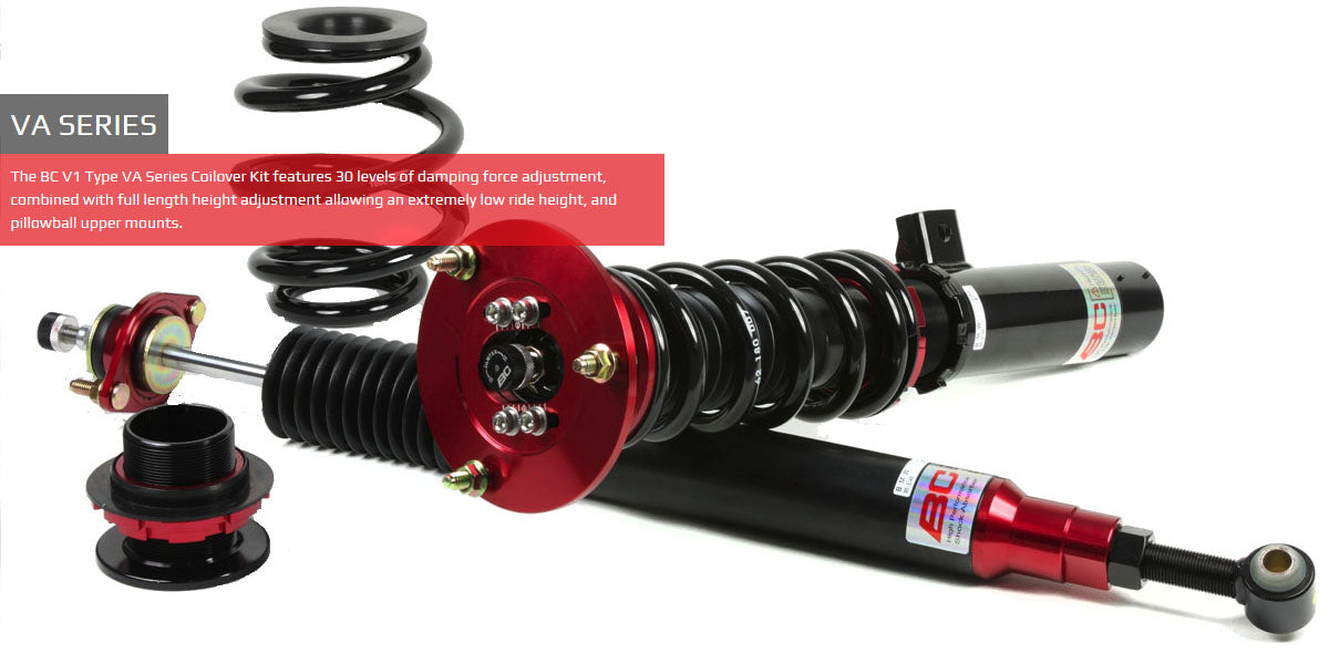 VW Golf 5 1.6 05-09 Strut 49.5 BC-Racing Coilover Kit V1-VA