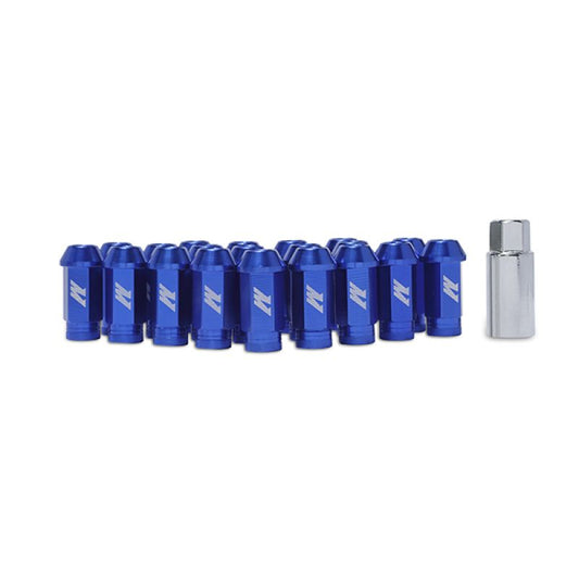 Aluminium Locking Lug Nuts M12 x 1.25 Blue Mishimoto