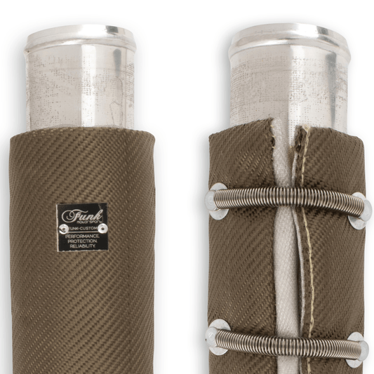 Titanium Exhaust Blanket Wrap Around - 3" (Dia) x 12" length